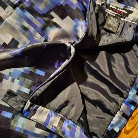 Dalia Collection Modern Fit 100% Polyester lined mini skirt size  10 - Picture 4 of 5